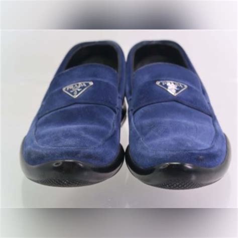 bluen sude prada tassell moccasins|Prada Loafers and moccasins for Women .